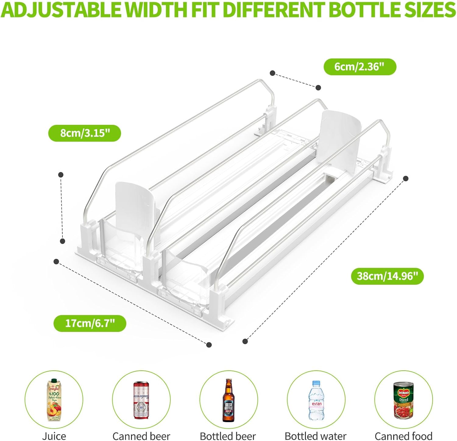 🪄The Ultimate Self-Pushing Fridge Organizer