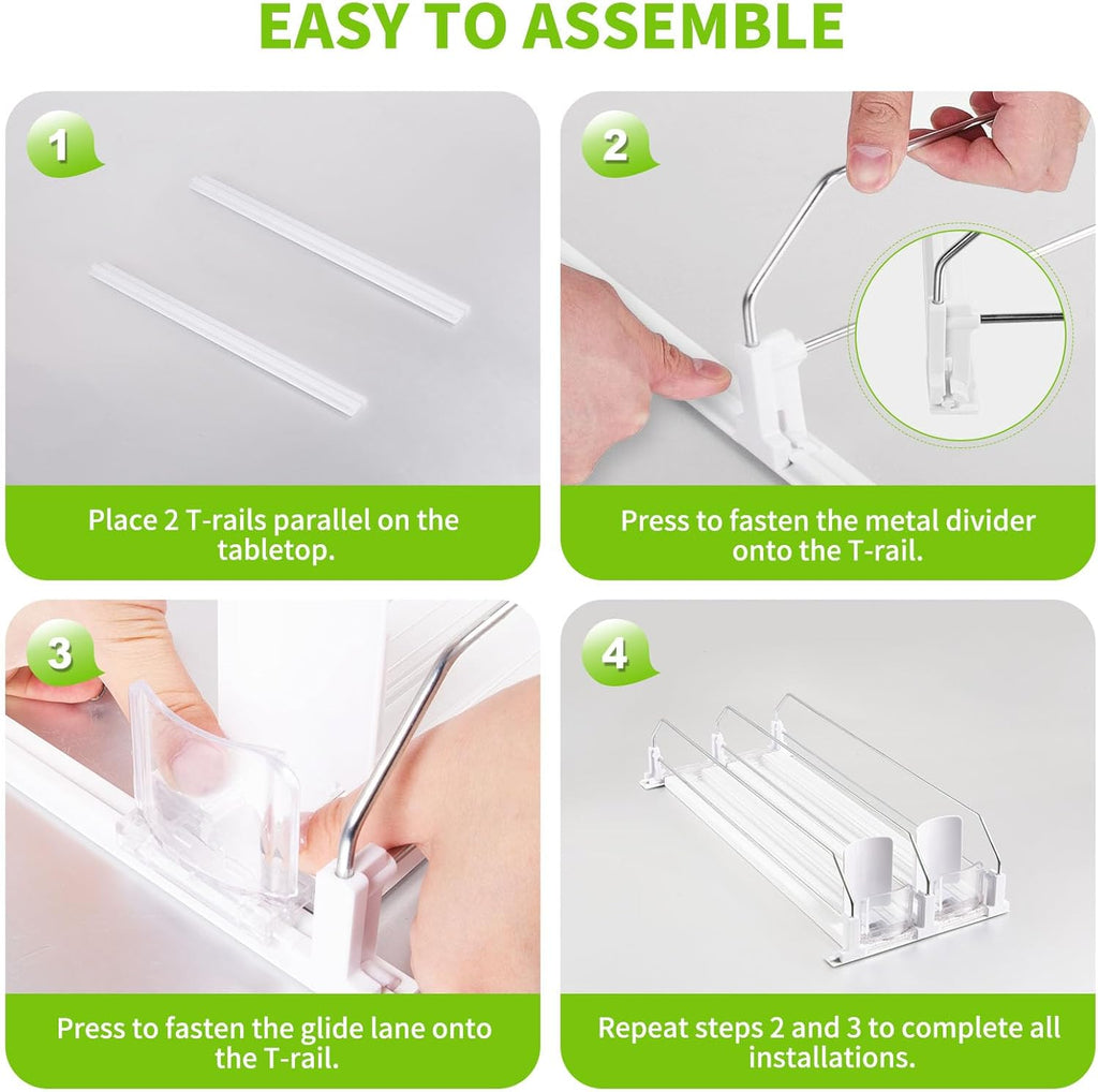 🪄The Ultimate Self-Pushing Fridge Organizer