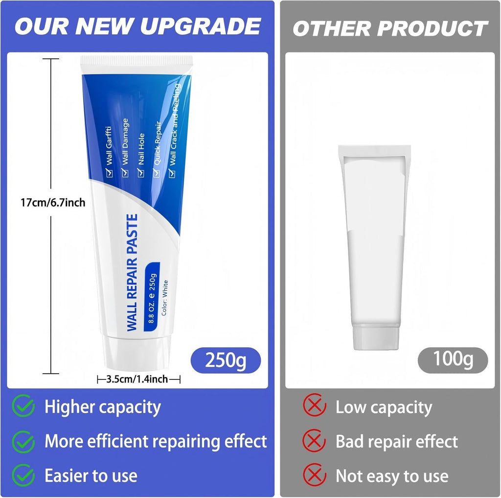 ⚒️✨ Ultimate Wall Repair Paste-Instantly Fix Holes • Quick Dry • Waterproof • Safe for Kids