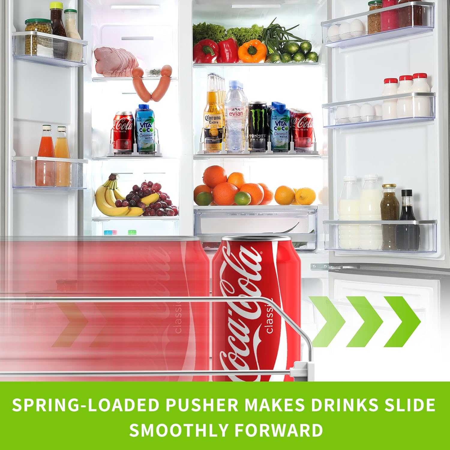 🪄The Ultimate Self-Pushing Fridge Organizer